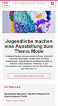Mobile Screenshot of kreismuseum-peine.de